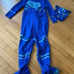 PJ Masks Cat boy costume blue - size small, used - small rip in tail see pics